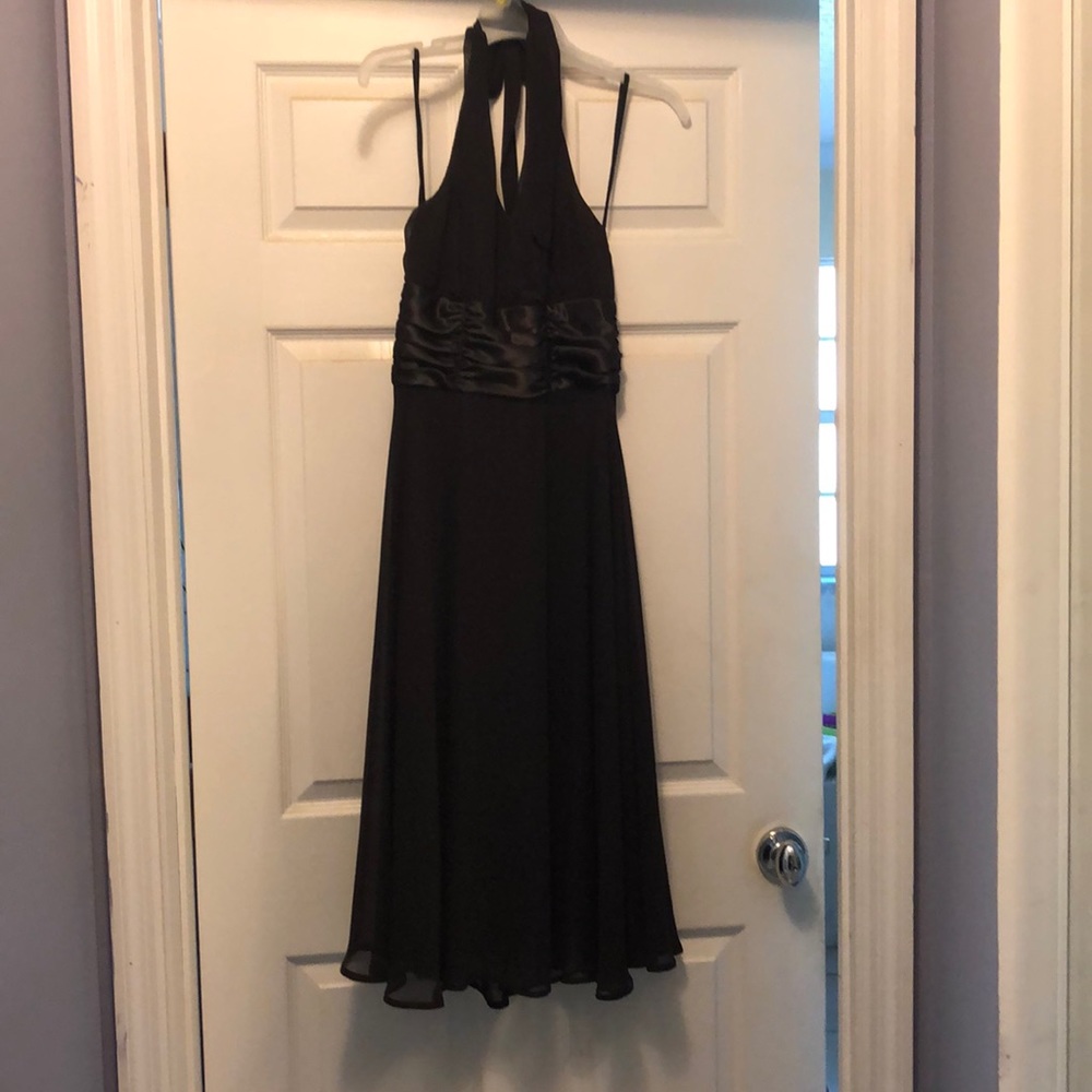 Halter cocktail dress